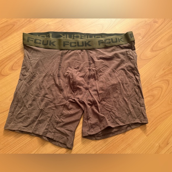 New Fcuk Boxer Briefs Brown Men’s XL - Picture 1 of 4